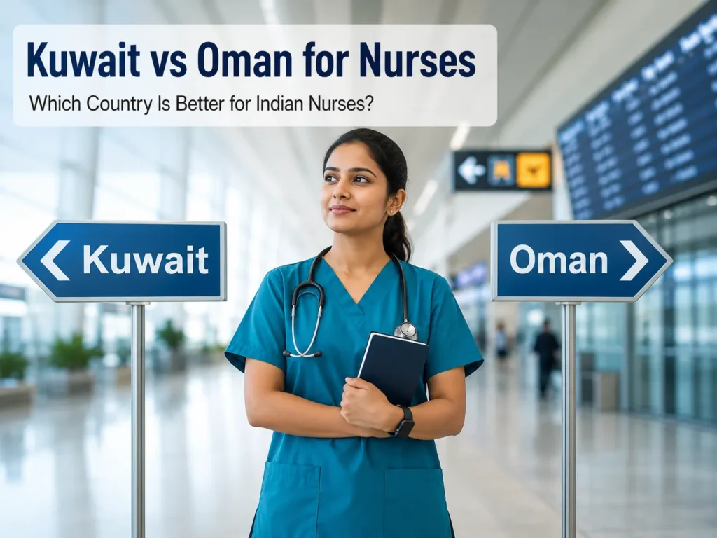 Kuwait vs oman for nurses