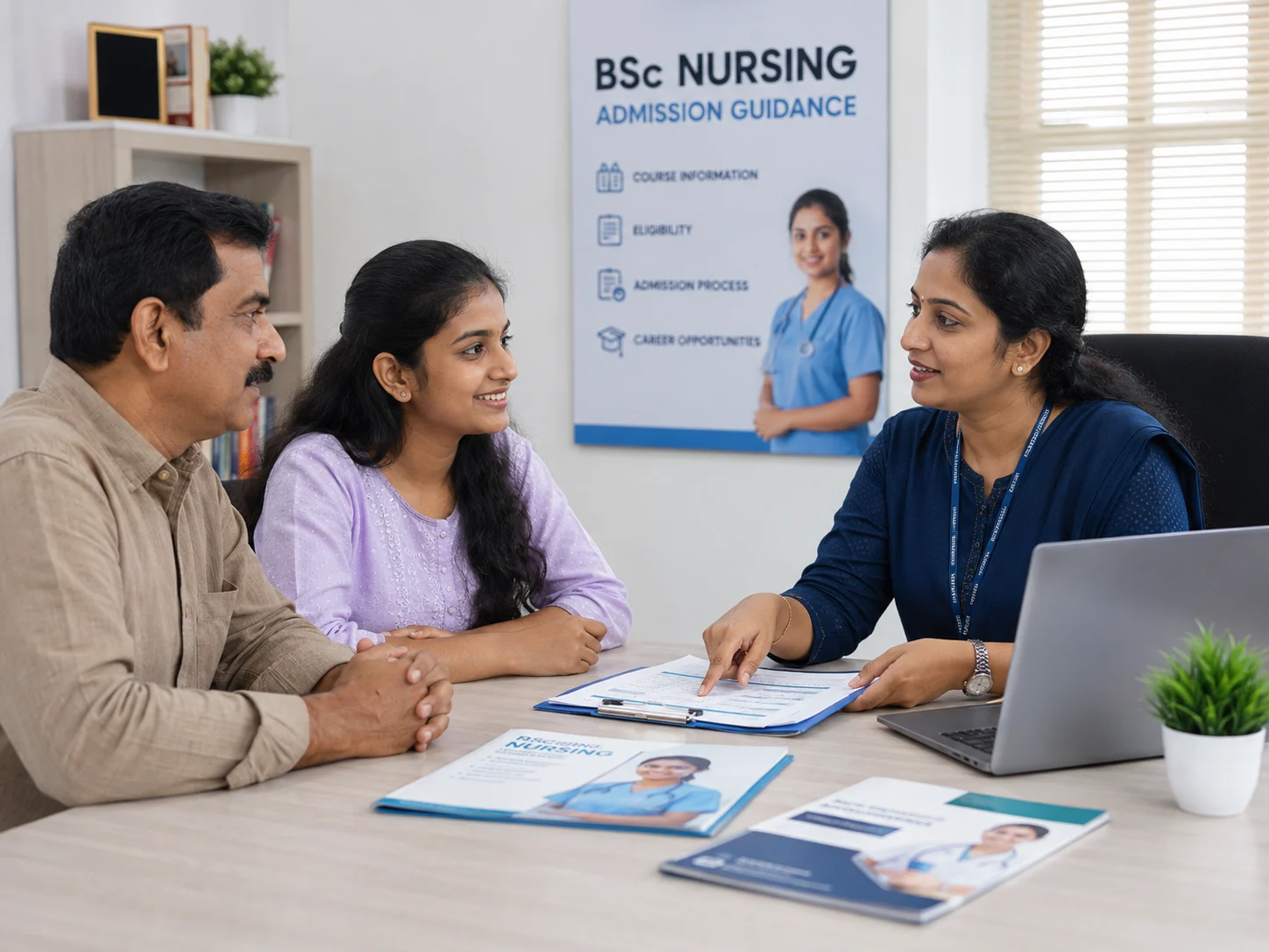 BSc Nursing admission counselling for students and parents from Kerala